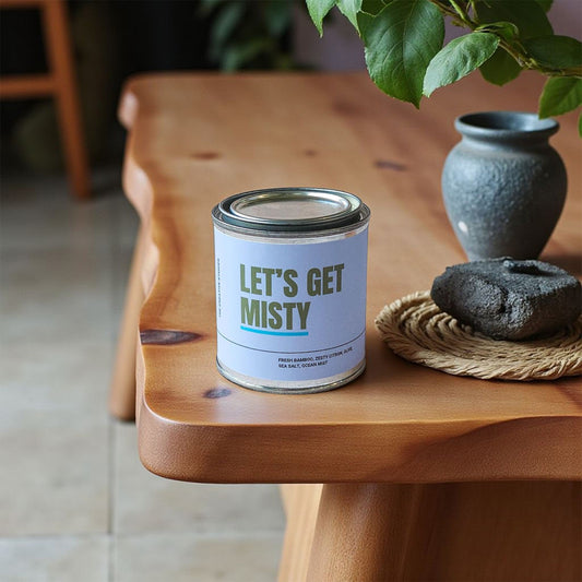 Ocean Mist Sea Salt Candle – Fresh Bamboo Tin, 7oz