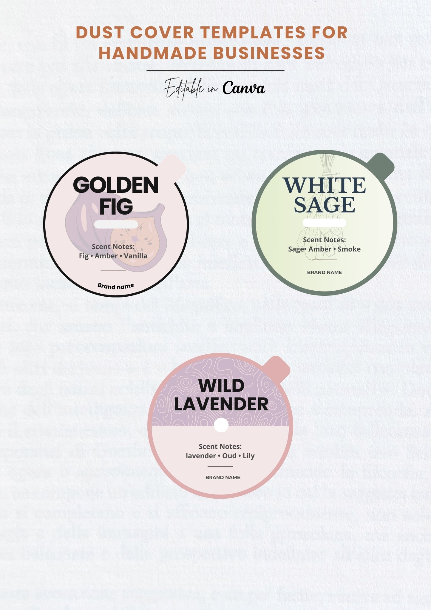 Canva Branding Kit for Handmade Businesses | Logo & Packaging Templates