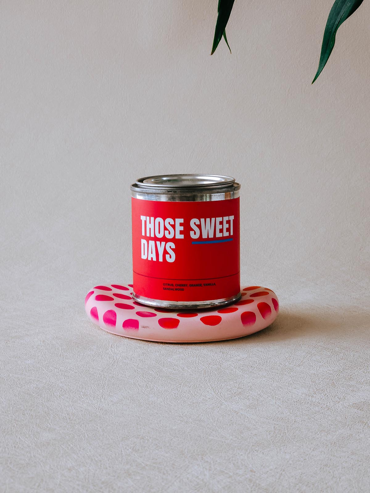 Chic Tin Candle - Fruit Loop Cereal Scent | Modern & Eco-Friendly Home Decor