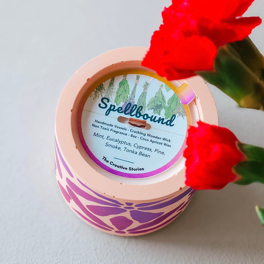 Spellbound – Mint, Eucalyptus & Tonka Luxury Wooden Wick Candle