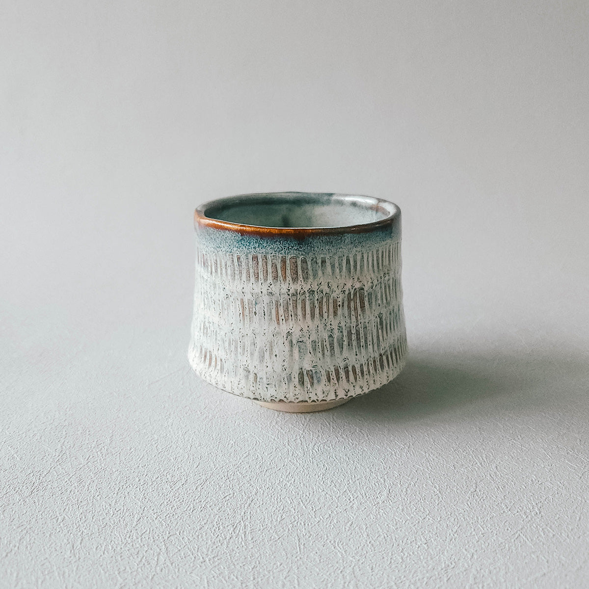 Wander Handmade Pedestal Cup – Ceramic, Matcha, Coffee & Tea, 11oz