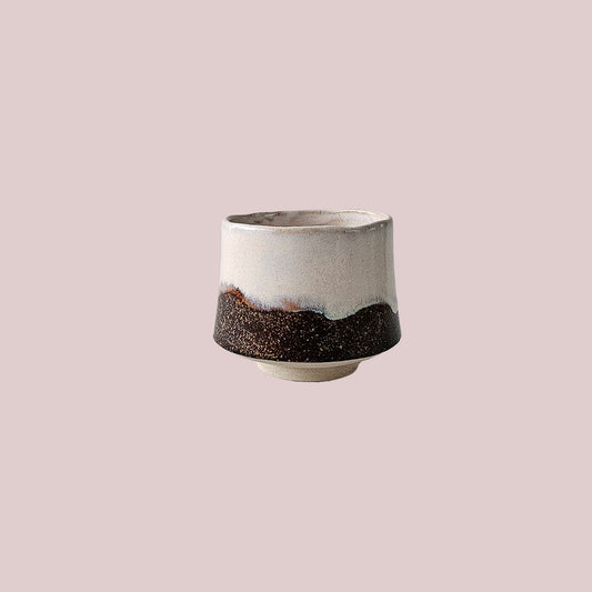 Handmade Pedestal Cup – After Hours | Ceramic, Matcha, Coffee & Tea, 11oz