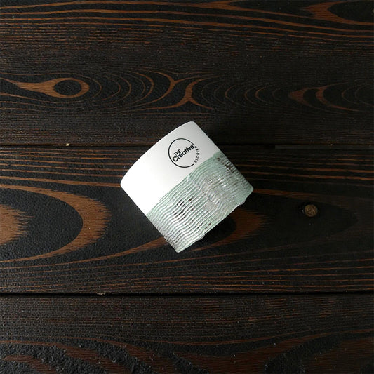 White Oak Vanilla Candle β Handmade Cement, Wooden Wick, 7oz