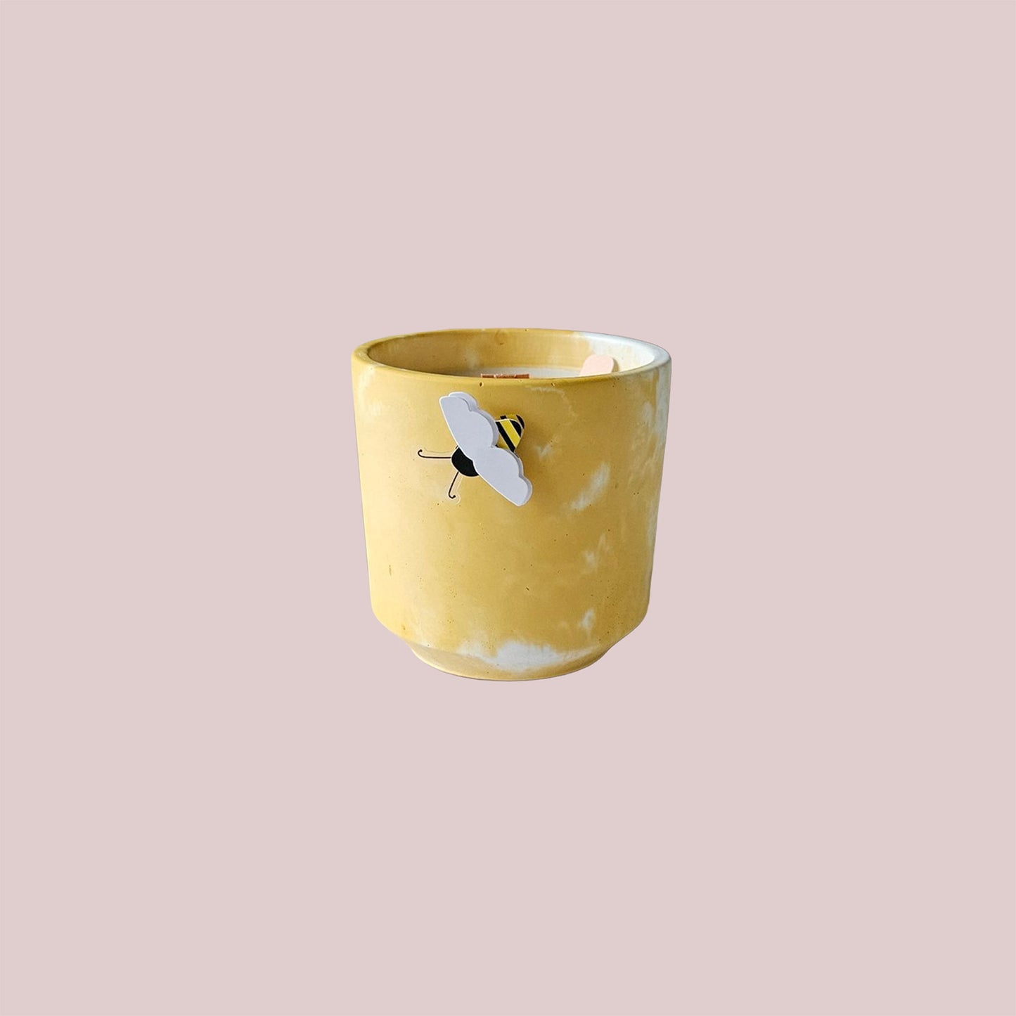 Spiced Honey Whisky Candle – Handmade Cement, Tonka & Oud, 7oz