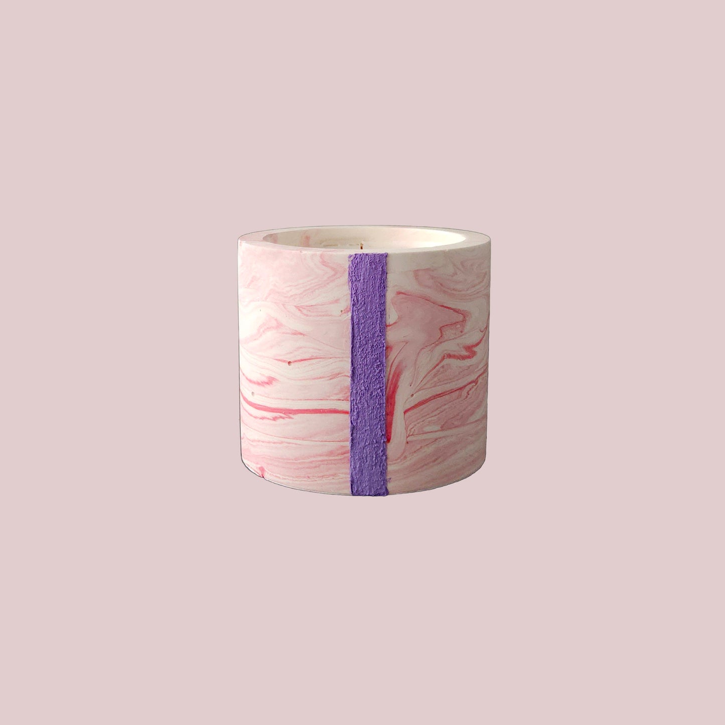 Rosemary Sage Candle – Handmade Cement, 8oz