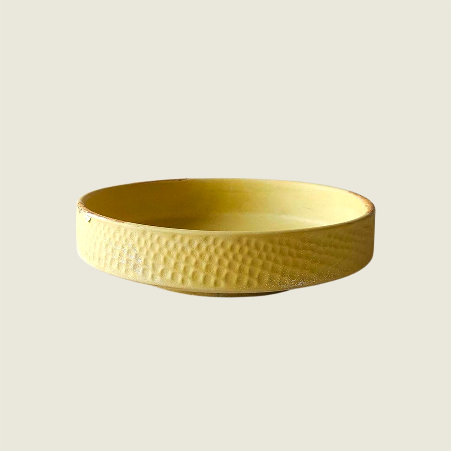 Sage Cement Bowl with Gold Foil | Handmade Jewelry Tray & Catchall