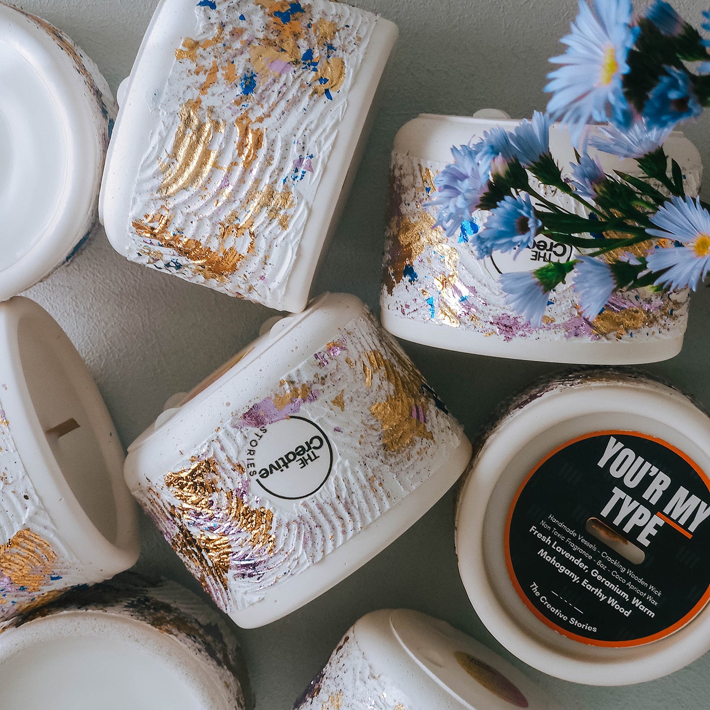 You’re My Type – Handcrafted Textured Candle